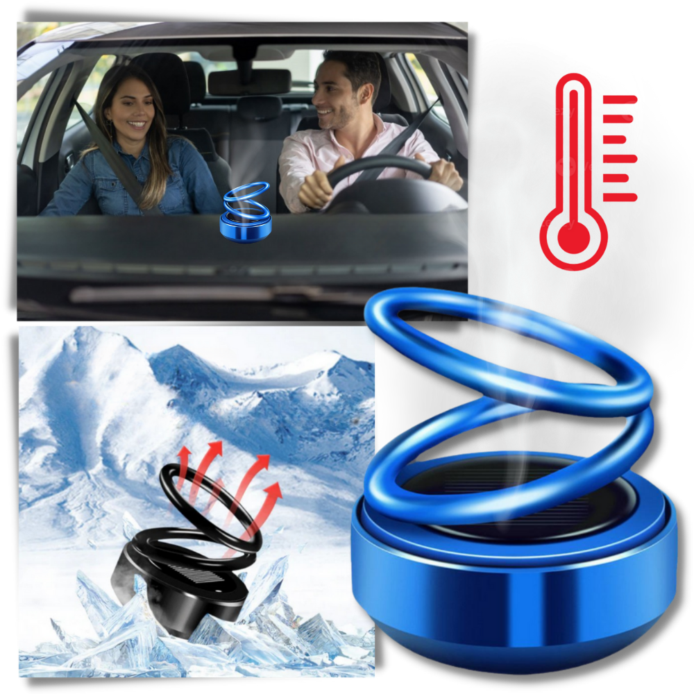 Solar-Powered Car Heater & Windshield Defroster | Auto-Rotating for Fast and Efficient Frost Removal