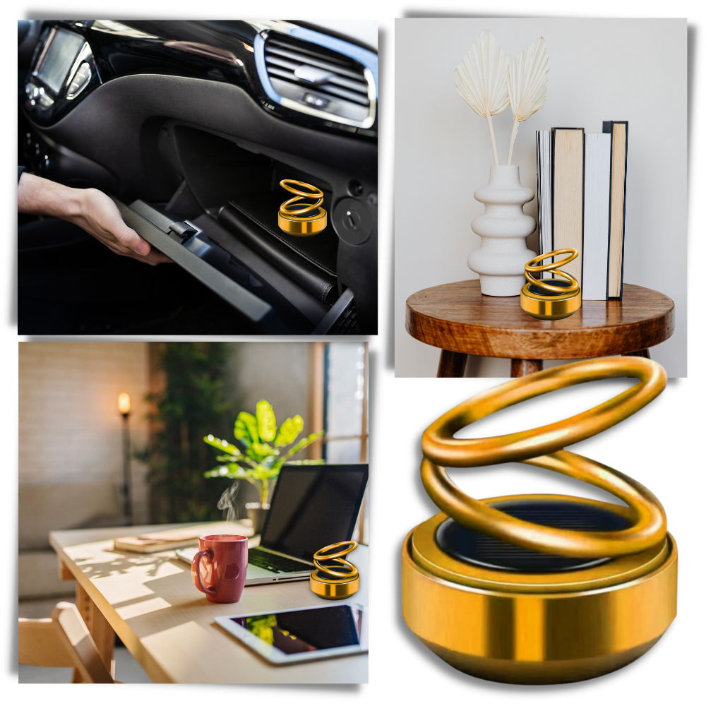 Solar-Powered Car Heater & Windshield Defroster | Auto-Rotating for Fast and Efficient Frost Removal