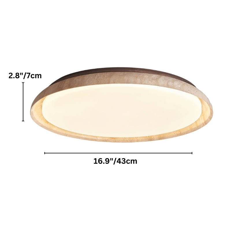 LED Flush Mount Ceiling Light - Modern Solina Design - Ideal for Dining Room, Kitchen & Low Ceilings