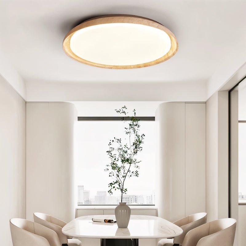 LED Flush Mount Ceiling Light - Modern Solina Design - Ideal for Dining Room, Kitchen & Low Ceilings