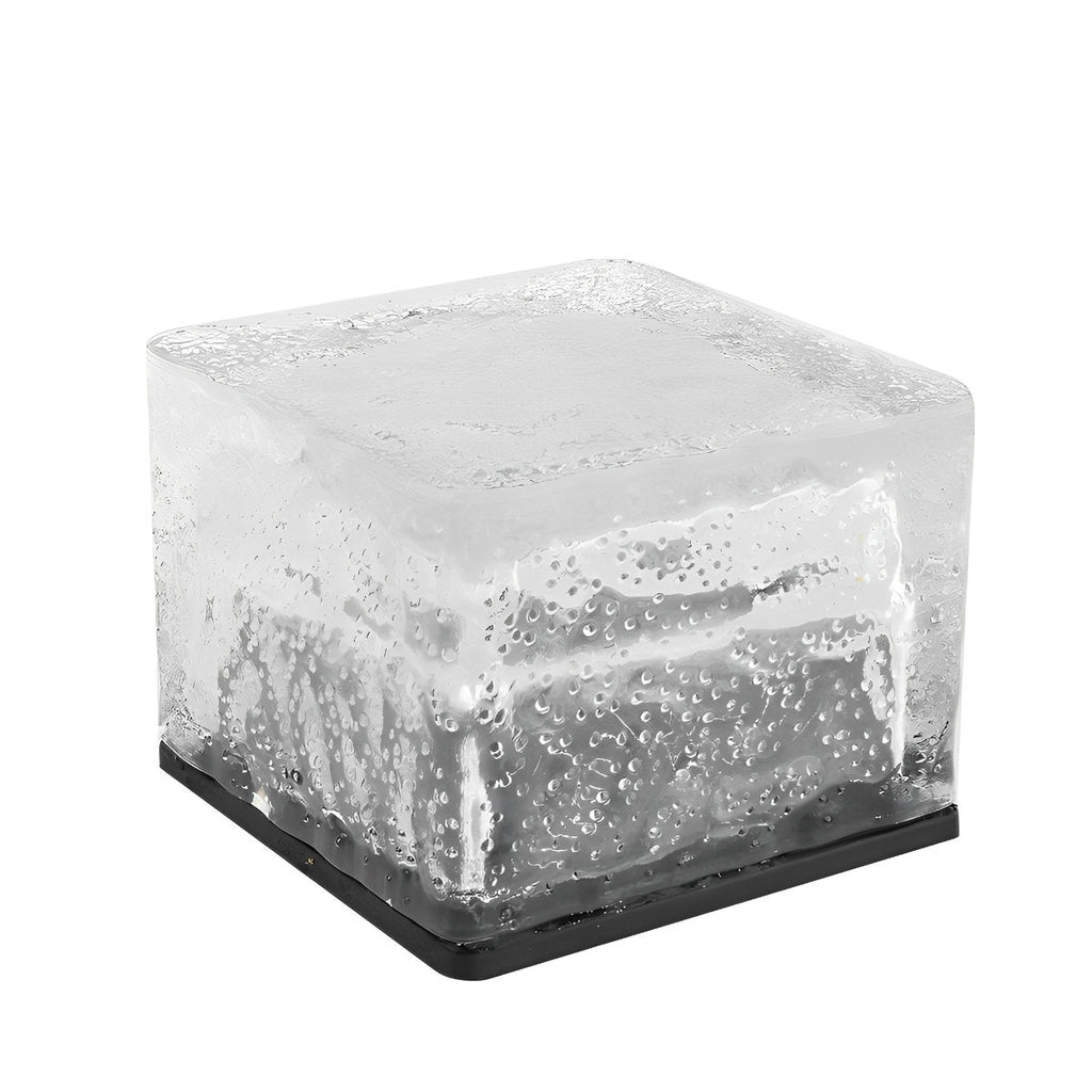 Solar LED Ice Brick Lights – Waterproof Smart Outdoor Lawn, Garden & Walkway Lighting, Warm White, Blue & Green Color Options