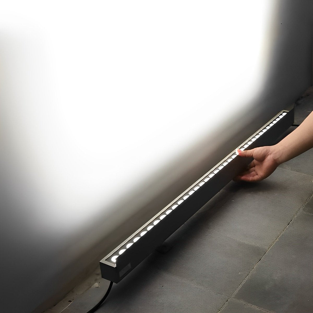 LED Waterproof Outdoor Wall Washer Lights - Adjustable Brightness for Garden, Patio, and Landscape Lighting