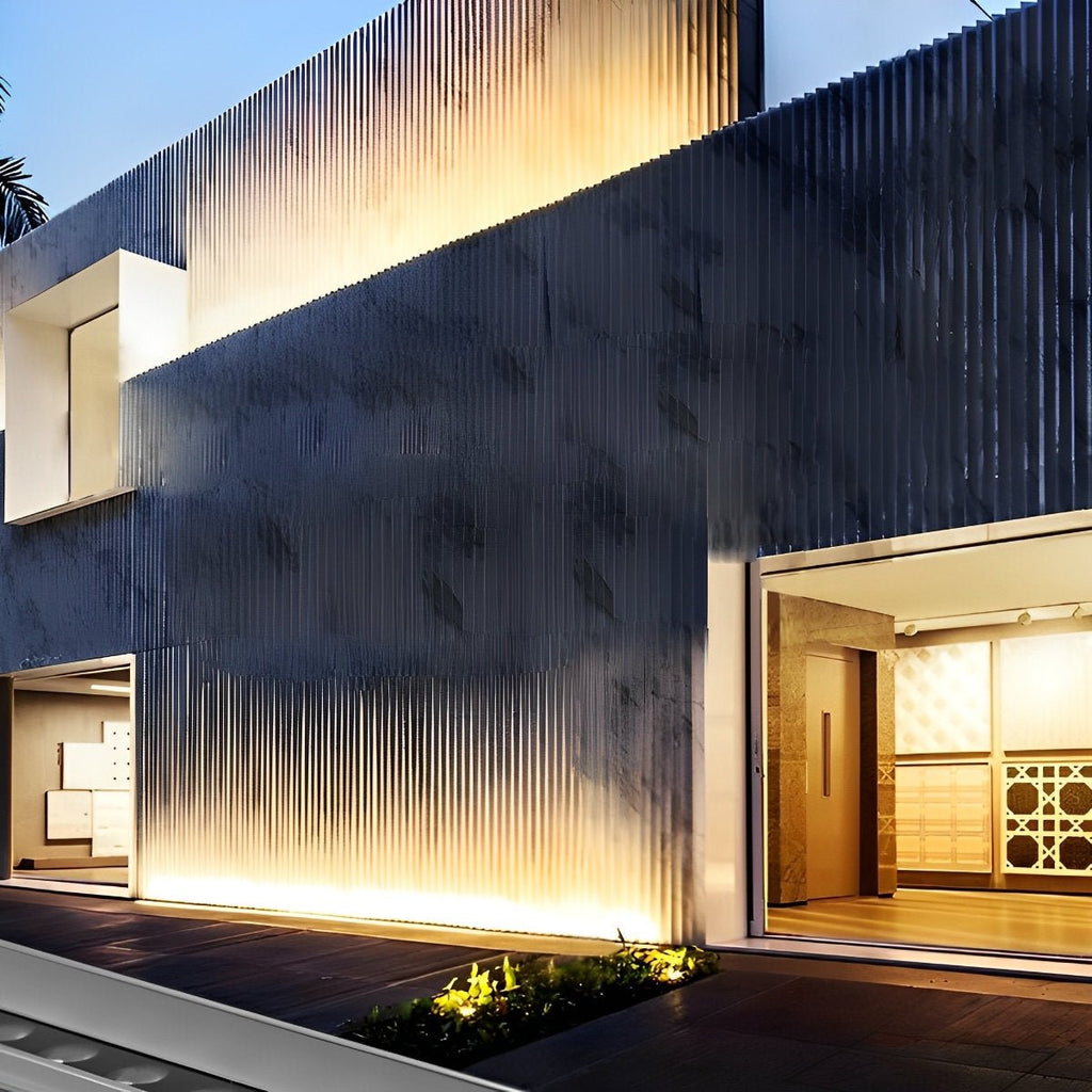 LED Waterproof Outdoor Wall Washer Lights - Adjustable Brightness for Garden, Patio, and Landscape Lighting