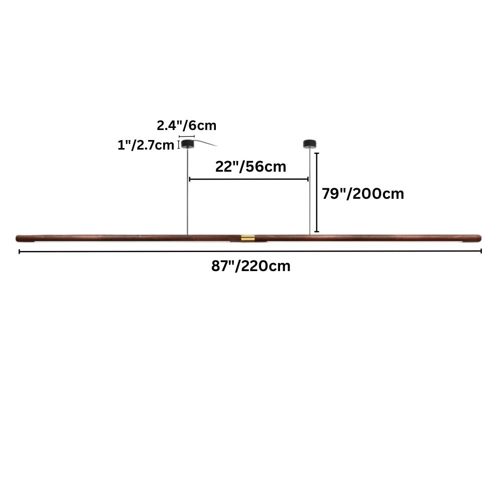 Svelte Pendant Light Fixture - Modern Adjustable Hanging Lamp for Kitchen Island & Dining Room