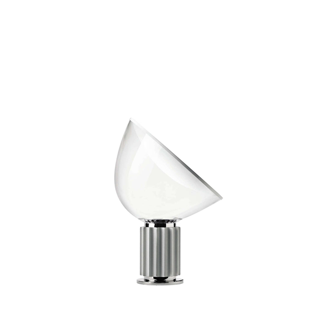 LED Table Lamp - Adjustable Height with Glass Shade - Modern Lighting for Living Room & Office Use