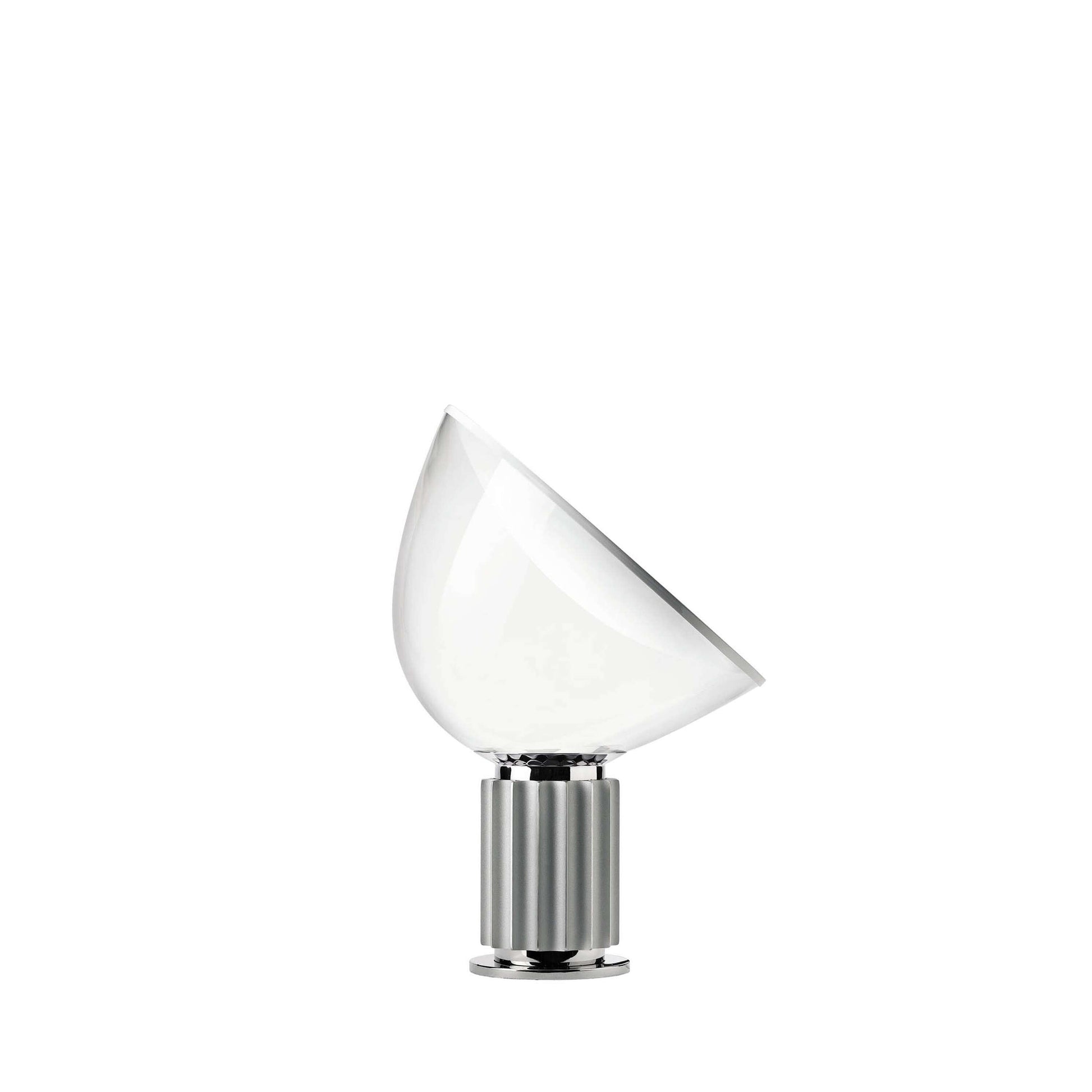 LED Table Lamp - Adjustable Height with Glass Shade - Modern Lighting for Living Room & Office Use