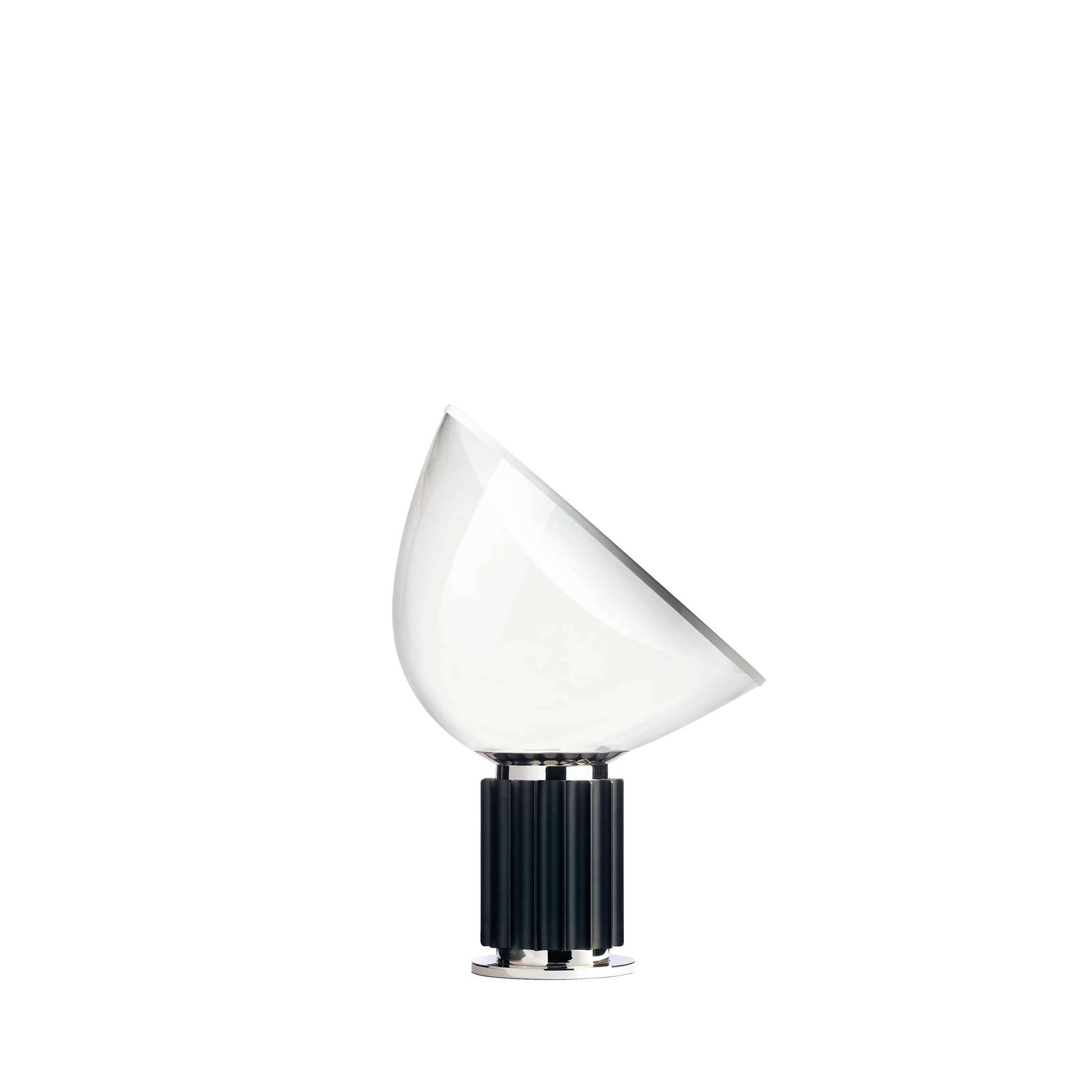 LED Table Lamp - Adjustable Height with Glass Shade - Modern Lighting for Living Room & Office Use