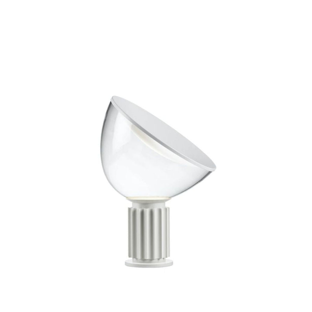 LED Table Lamp - Adjustable Height with Glass Shade - Modern Lighting for Living Room & Office Use