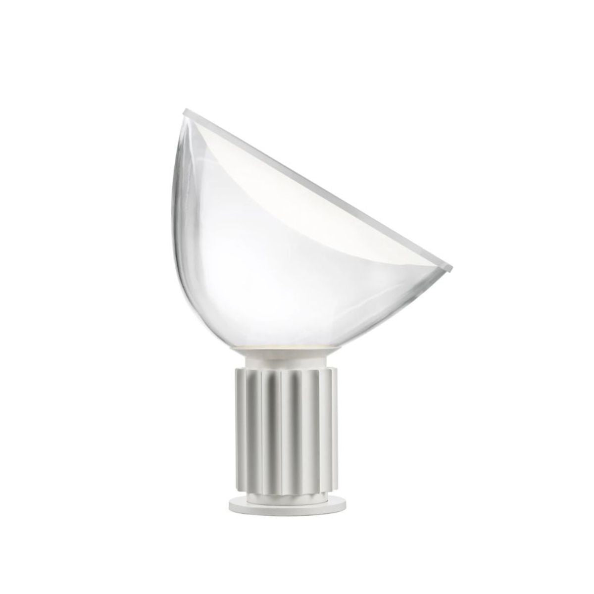 LED Table Lamp - Adjustable Height with Glass Shade - Modern Lighting for Living Room & Office Use