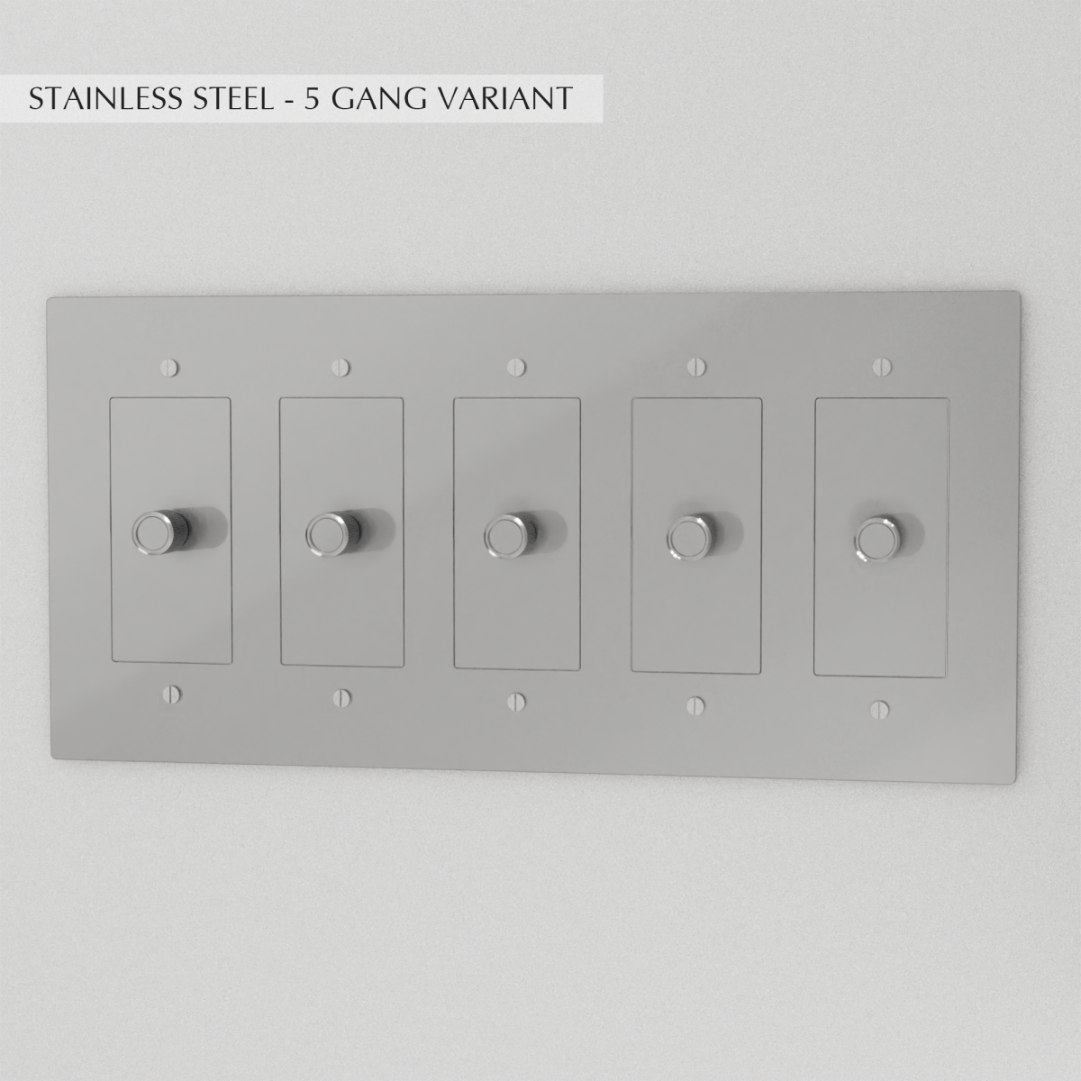 Solid Brass Dimmer Switch | Knurled Texture, Heavy-Set Weight & Compatible with LED/Incandescent Bulbs for Home Lighting
