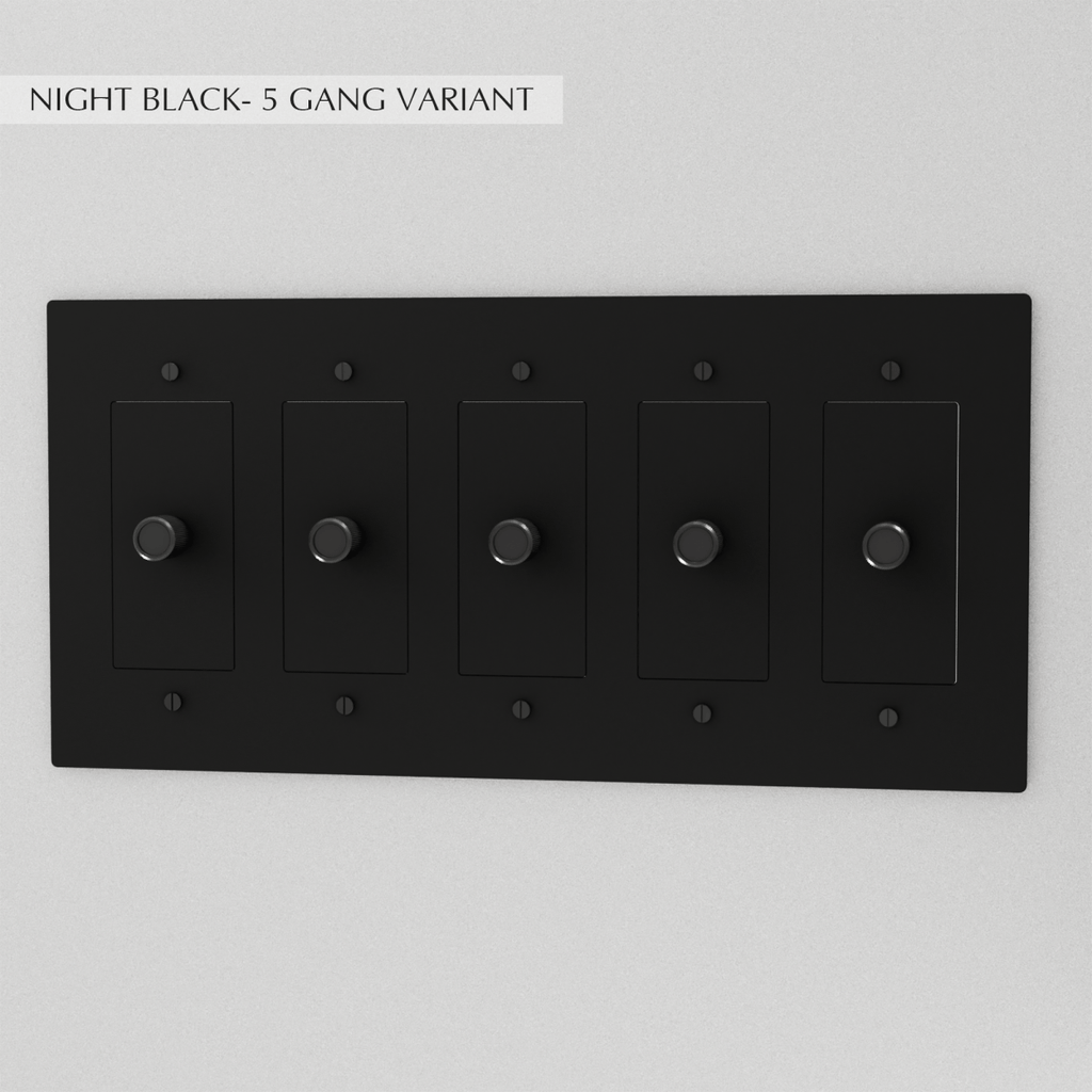 Solid Brass Dimmer Switch | Knurled Texture, Heavy-Set Weight & Compatible with LED/Incandescent Bulbs for Home Lighting