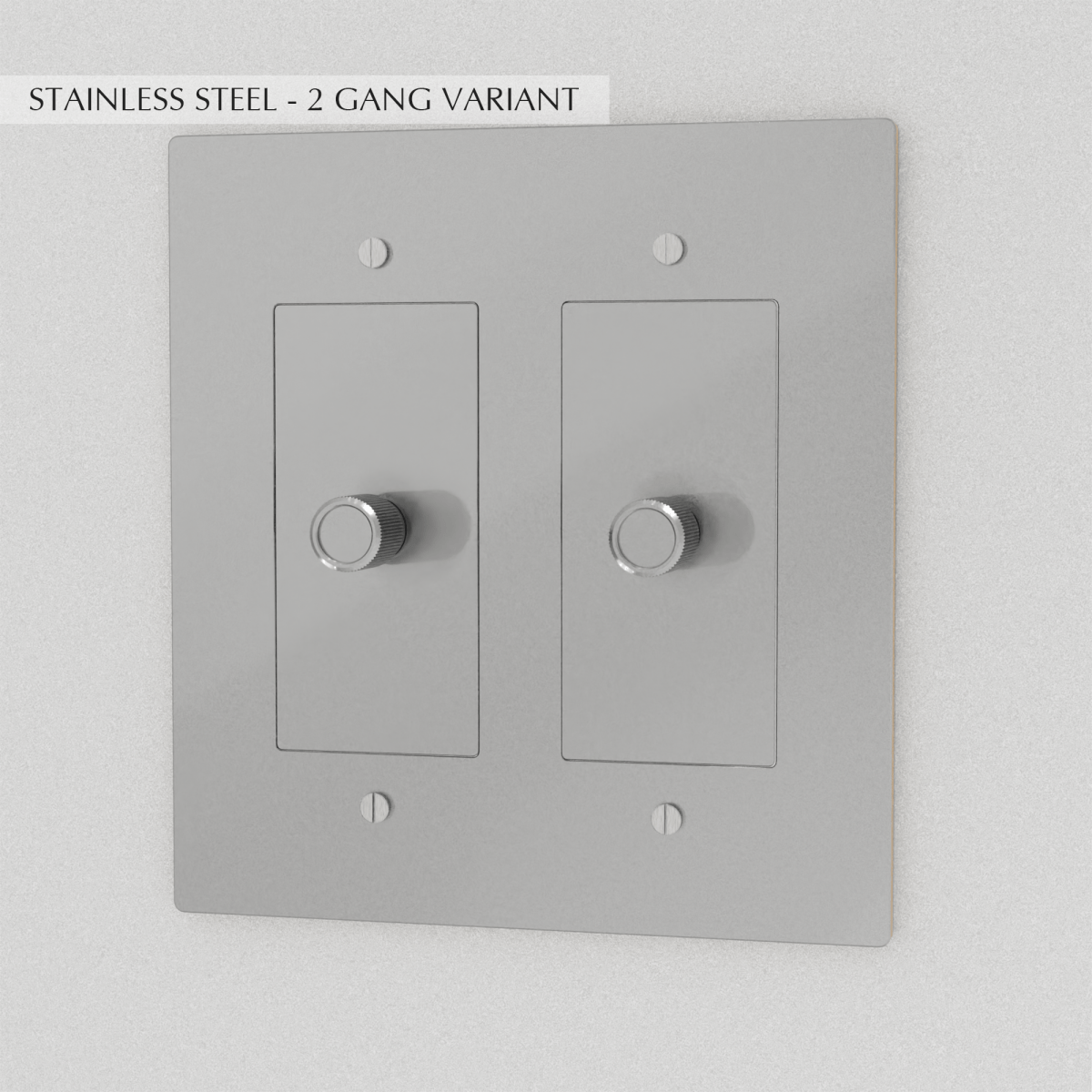 Solid Brass Dimmer Switch | Knurled Texture, Heavy-Set Weight & Compatible with LED/Incandescent Bulbs for Home Lighting