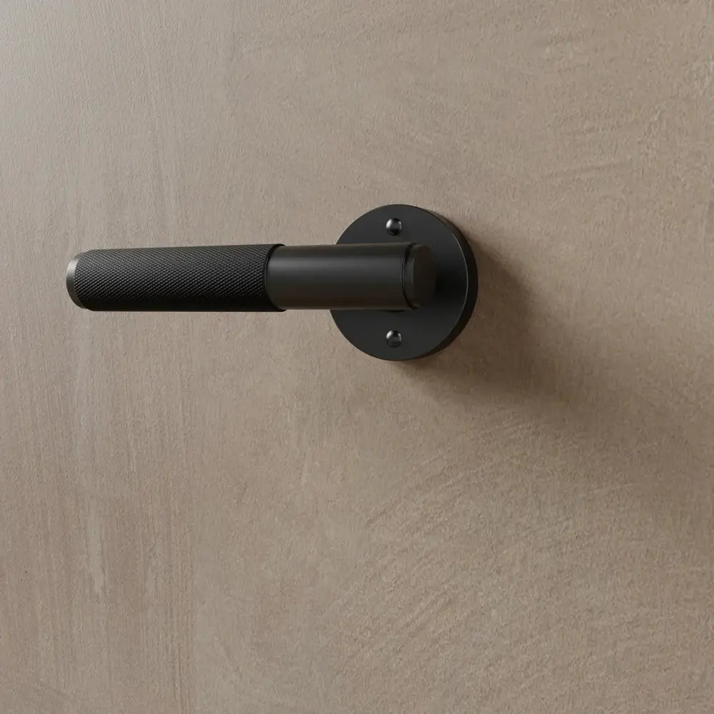Brass Door Handle with Modern Design for Interior and Exterior Doors