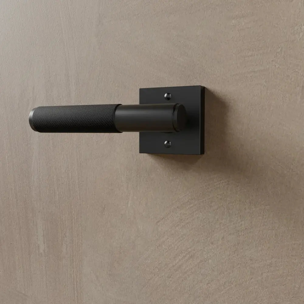Brass Door Handle with Modern Design for Interior and Exterior Doors