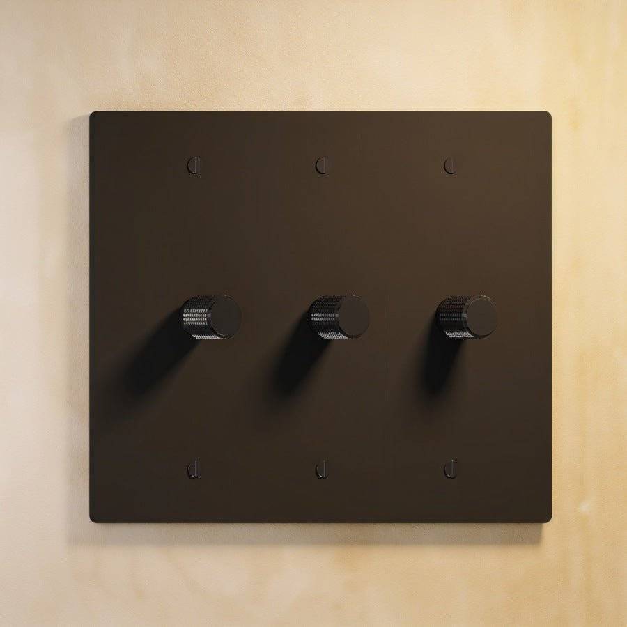 Brass Rotary Dimmer Switch | Heavy-Duty, UL Certified & Ideal for Home Lighting Control