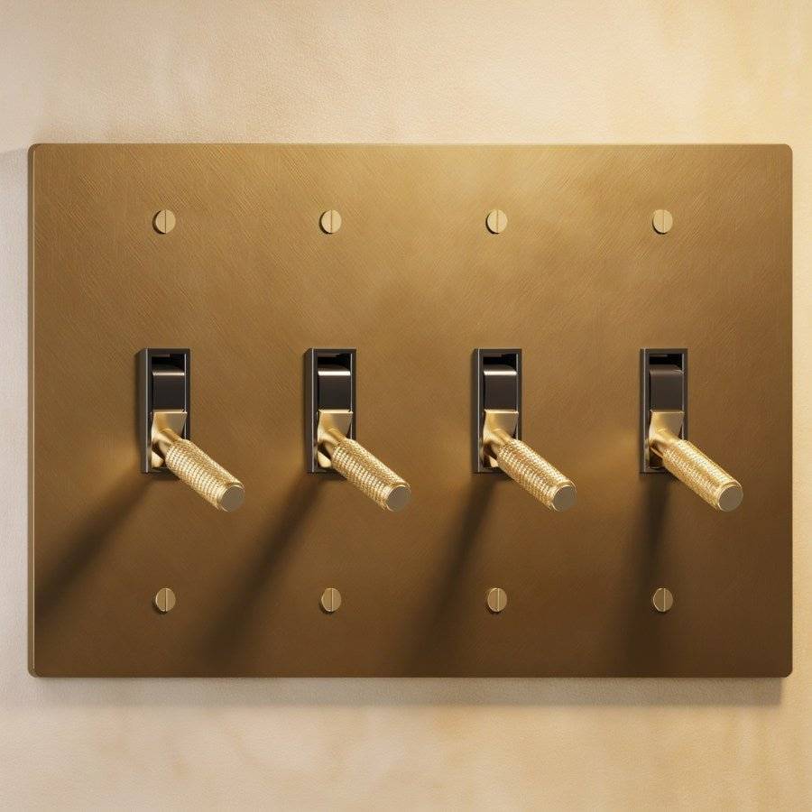Brass Toggle Switch | Heavy-Duty, UL Certified & Ideal for Home Renovation and Electrical Upgrades