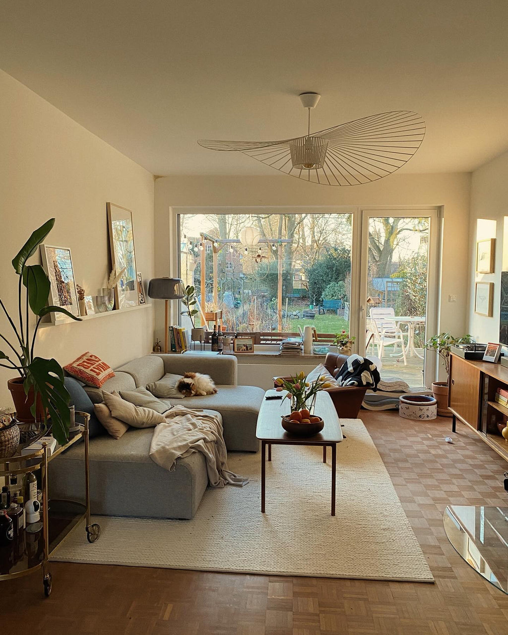 Vertigo Pendant Light Fixture - Modern Adjustable Hanging Lamp for Dining Room, Kitchen, and Living Spaces