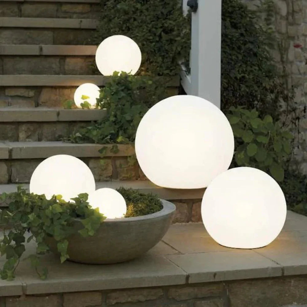 Solar Waterproof Globe Light for Outdoor Garden, Patio, and Pathway Illumination