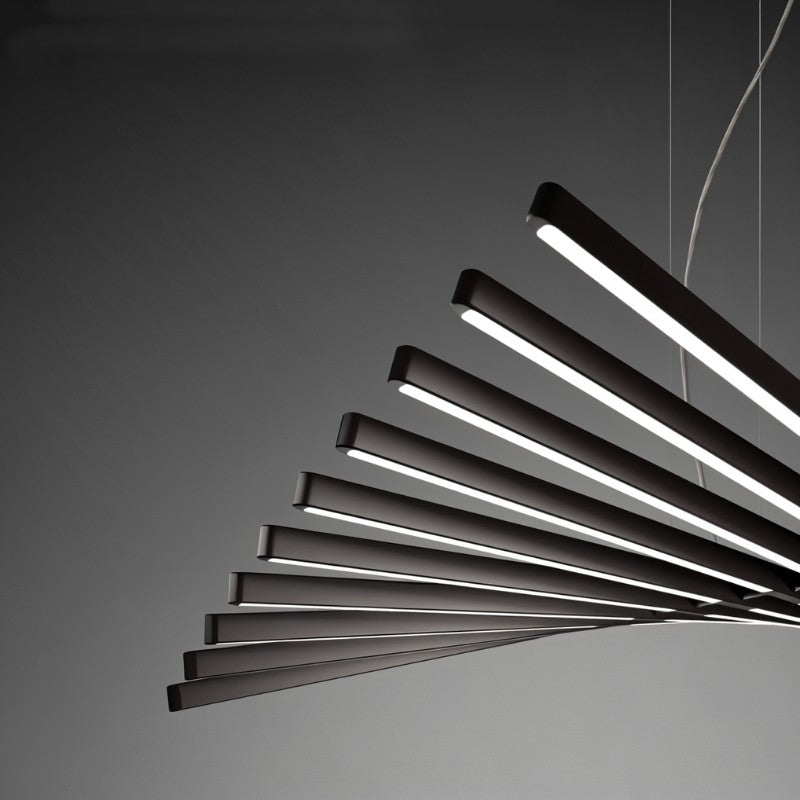 Waves Chandelier | Adjustable Color Temperature, Customizable Design & Ideal for Kitchens and Offices