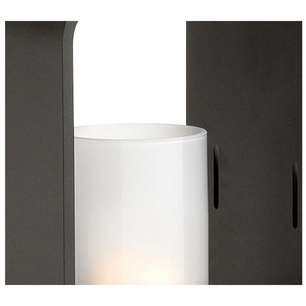 Waterproof Black Rectangular Solar Outdoor Lanterns for Modern Gardens & Patios