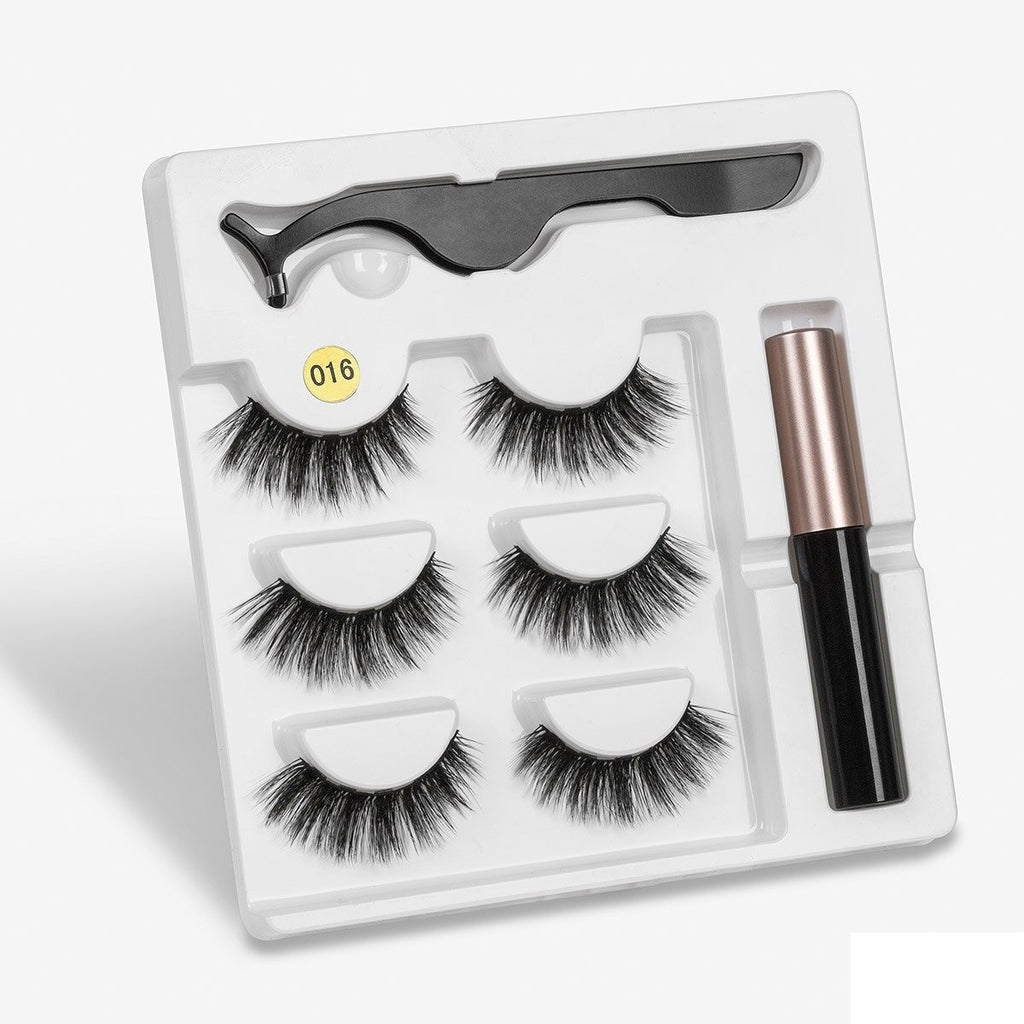 3 pairs Natural Magnetic Eyeliner Lashes