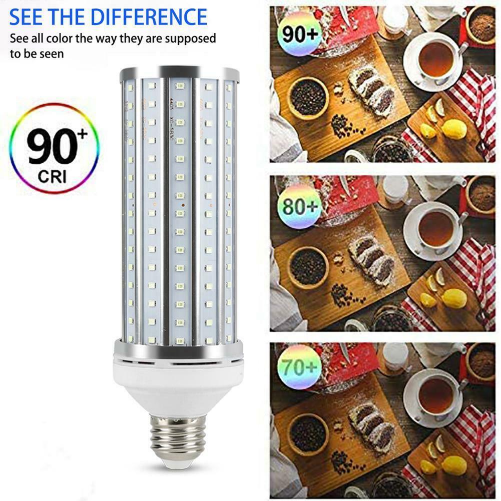 60W UV Germicidal Corn Lamp LED UVC Bulb E27 Ozone Disinfection Light W/ Remote