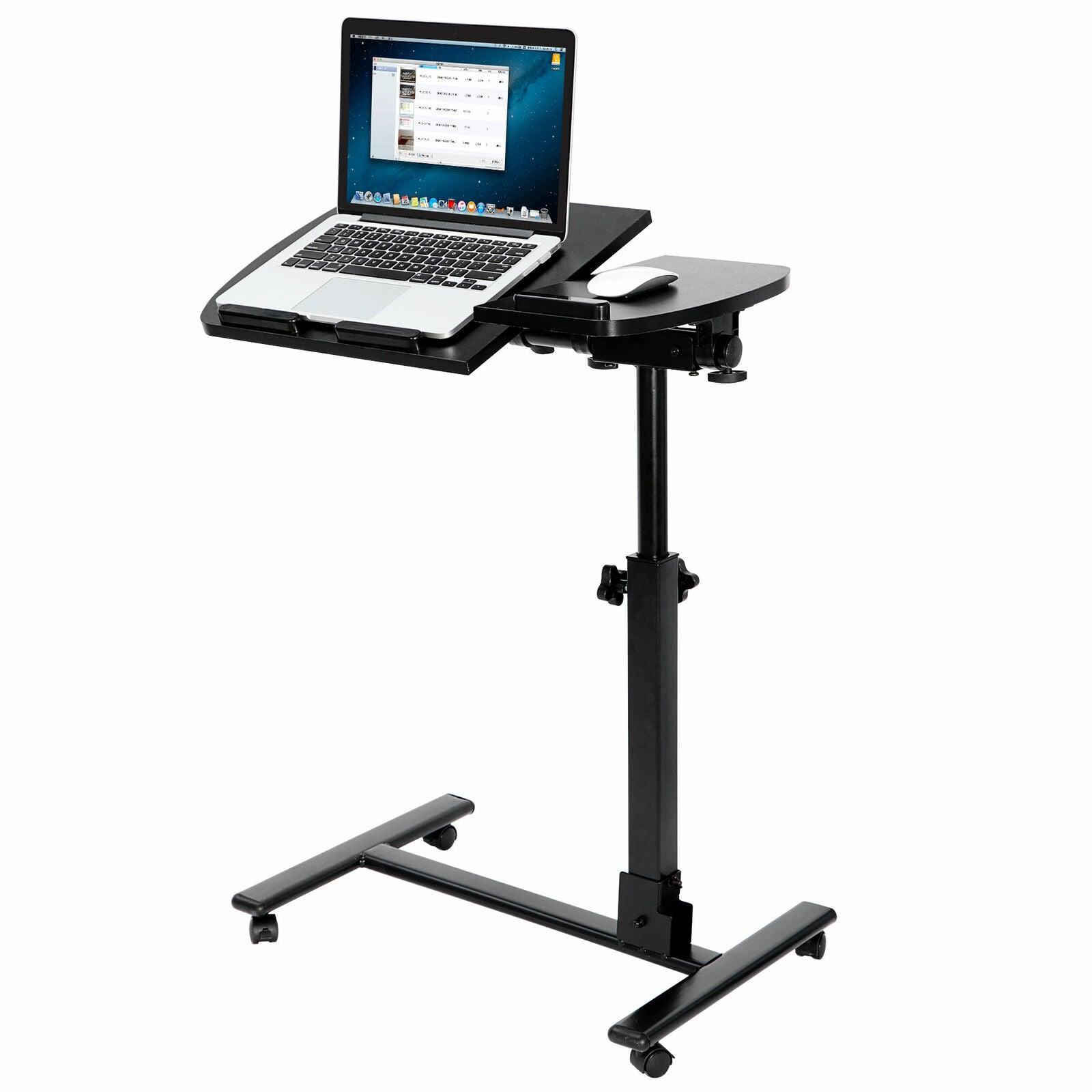 Adjustable Laptop Table Angle Height Adjustable Rolling Laptop Desk Over Sofa