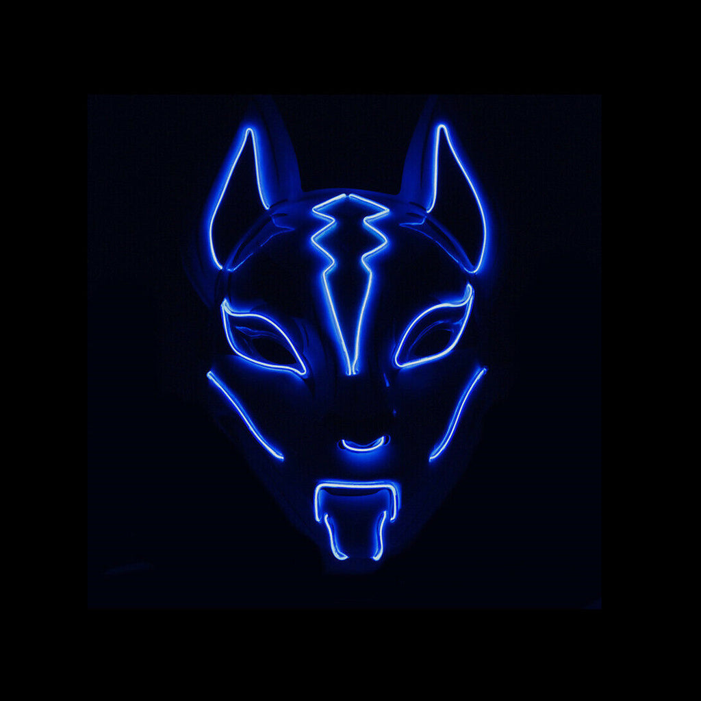 Fox Drift LED Halloween Mask Light Mask for Party