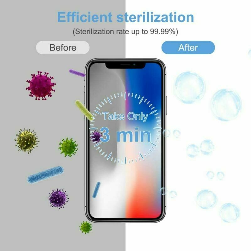 UV Light Sterilizer Box UV Light Cell phone Disinfection Box Cleaner USB