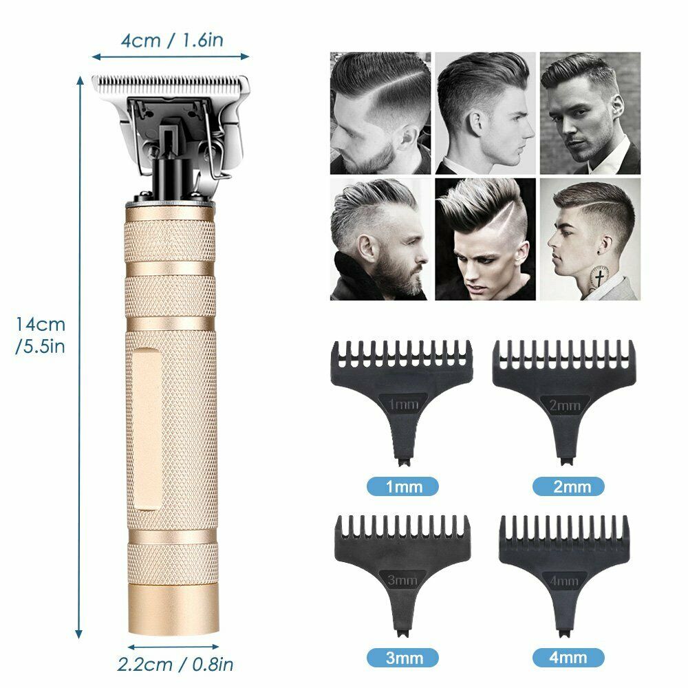 2020 Pro Real Zero Gap Cordless Trimmer Wireless Portable Hair Clipper