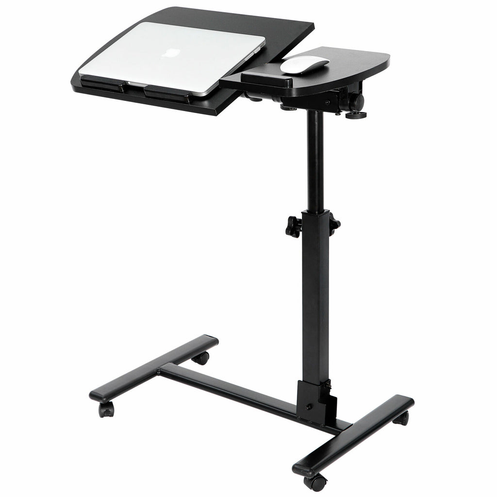 Adjustable Laptop Table Angle Height Adjustable Rolling Laptop Desk Over Sofa