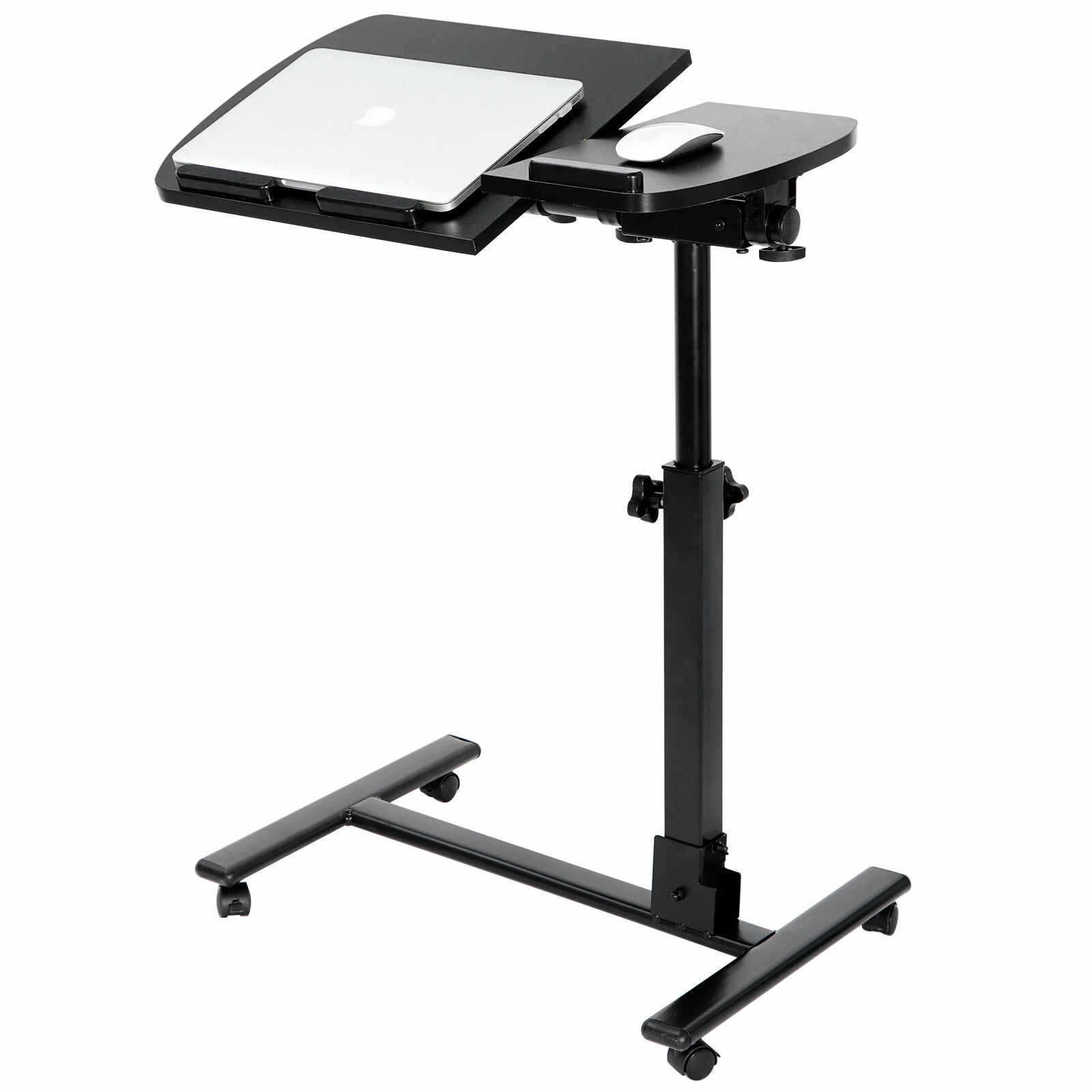 Adjustable Laptop Table Angle Height Adjustable Rolling Laptop Desk Over Sofa