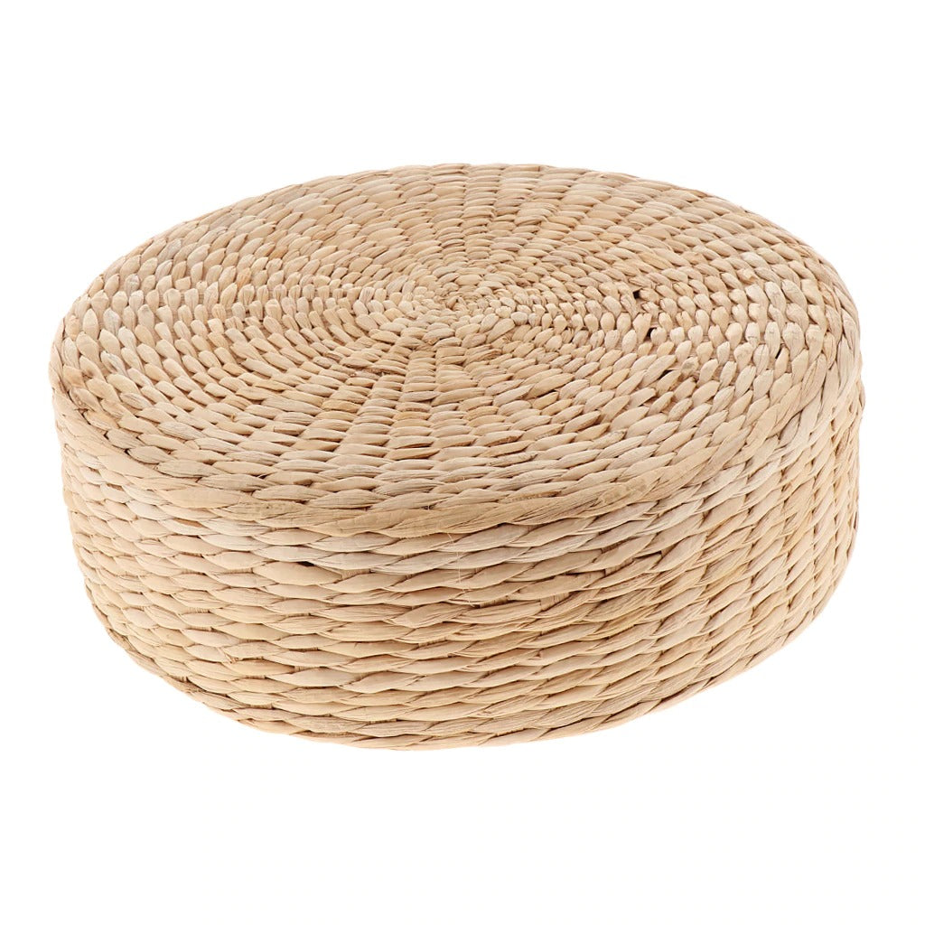Rustic Floor Cushion Pouf Ottoman Seat