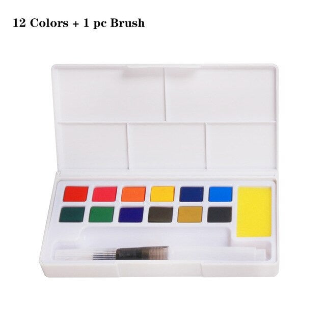 Foldable Watercolor Paint Set, Painting For Kids Himi Paints Art Kits For Kids