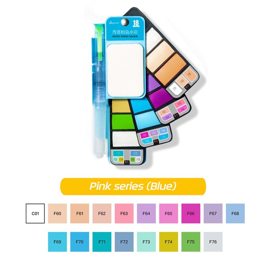 Foldable Watercolor Paint Set, Painting For Kids, Art Kits For Kids,