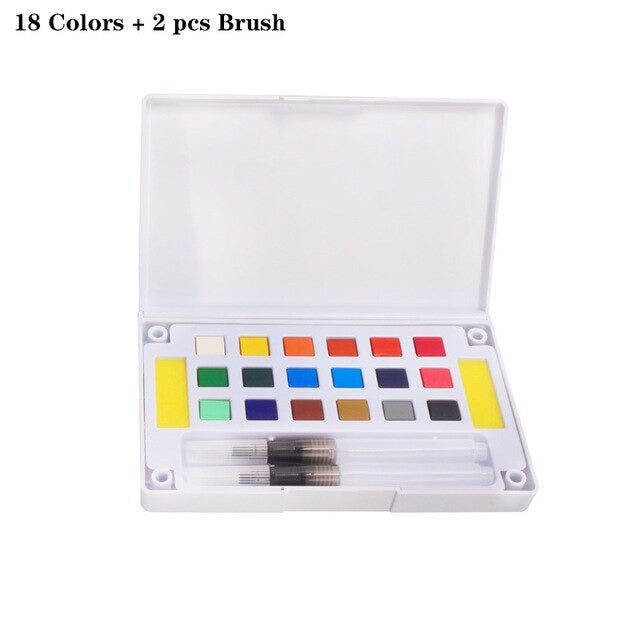 Foldable Watercolor Paint Set, Painting For Kids Himi Paints Art Kits For Kids