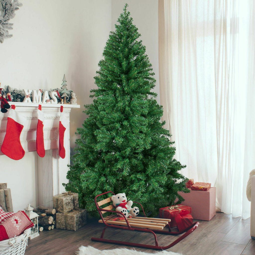 6' Christmas Pine Tree Unlit Artificial with Sturdy Metal Legs