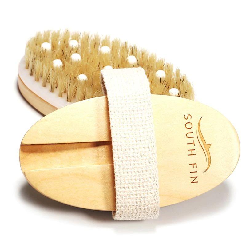2 In 1 Dry Skin Natural Body Brush Natural