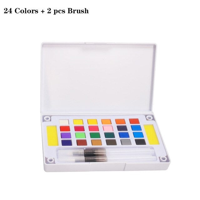 Foldable Watercolor Paint Set, Painting For Kids Himi Paints Art Kits For Kids