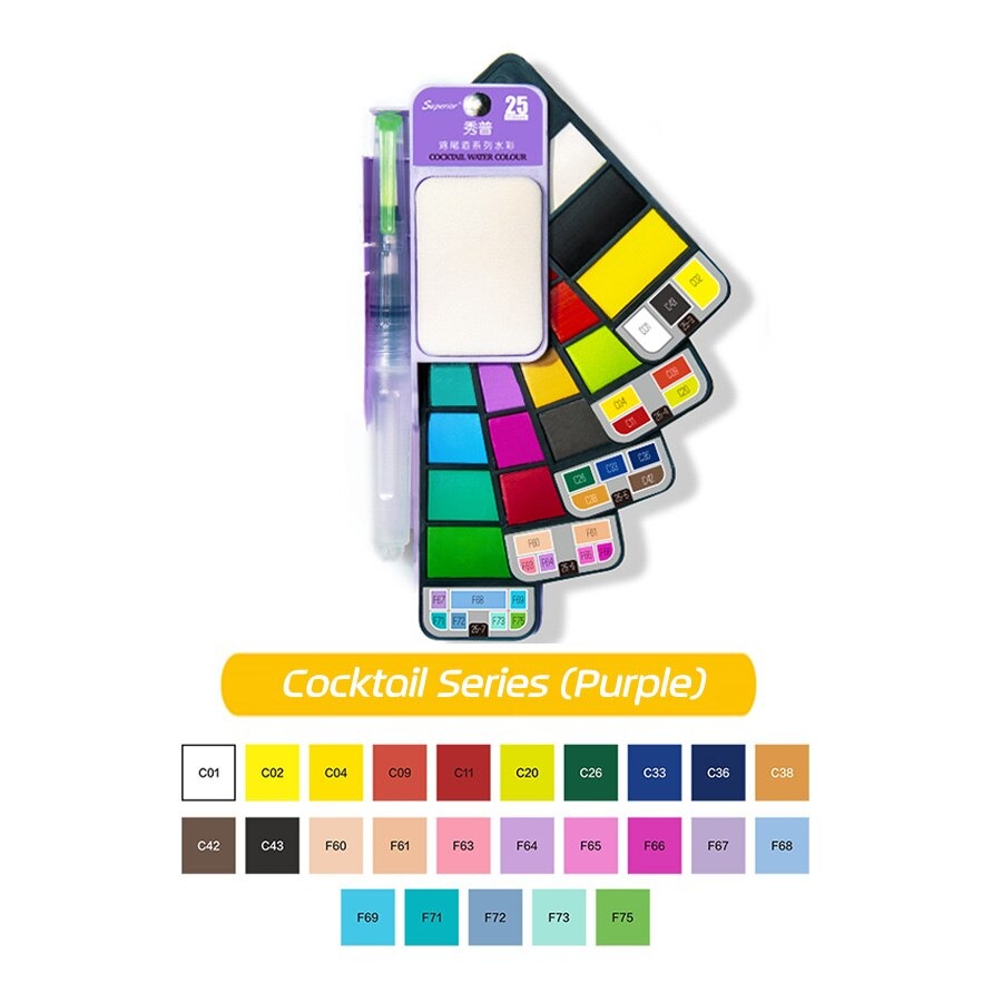 Foldable Watercolor Paint Set, Painting For Kids, Art Kits For Kids,