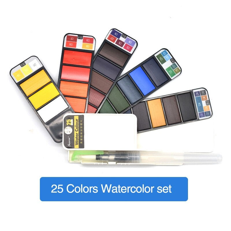 Foldable Watercolor Paint Set, Painting For Kids, Art Kits For Kids,
