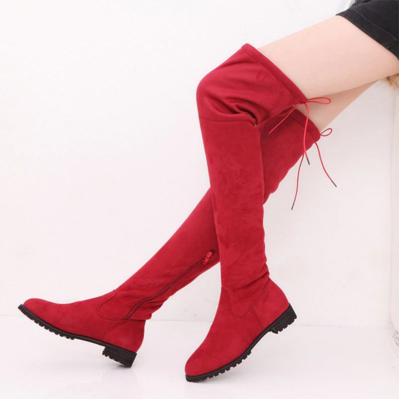 Over the knee boots Thigh High Boots Women Plus Size