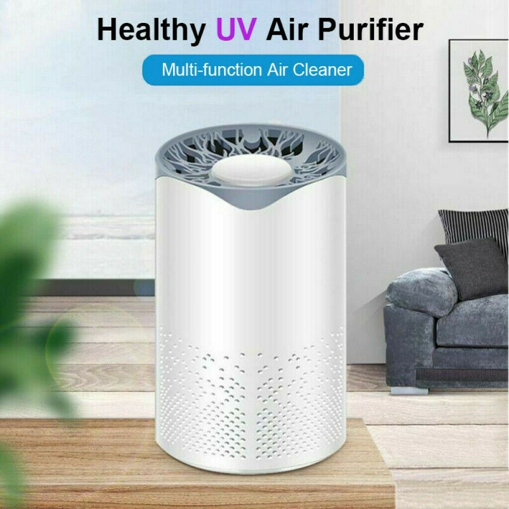Air Purifier Whole House UV Light Germicidal Activated Carbon Filter Sterilizer