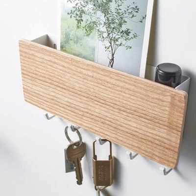 Wooden  Storage Rack Key Holder for Wall Key Hanger