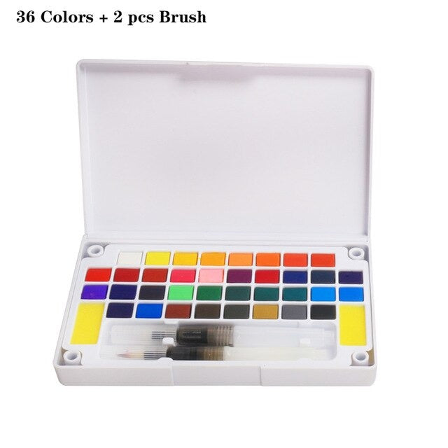Foldable Watercolor Paint Set, Painting For Kids Himi Paints Art Kits For Kids