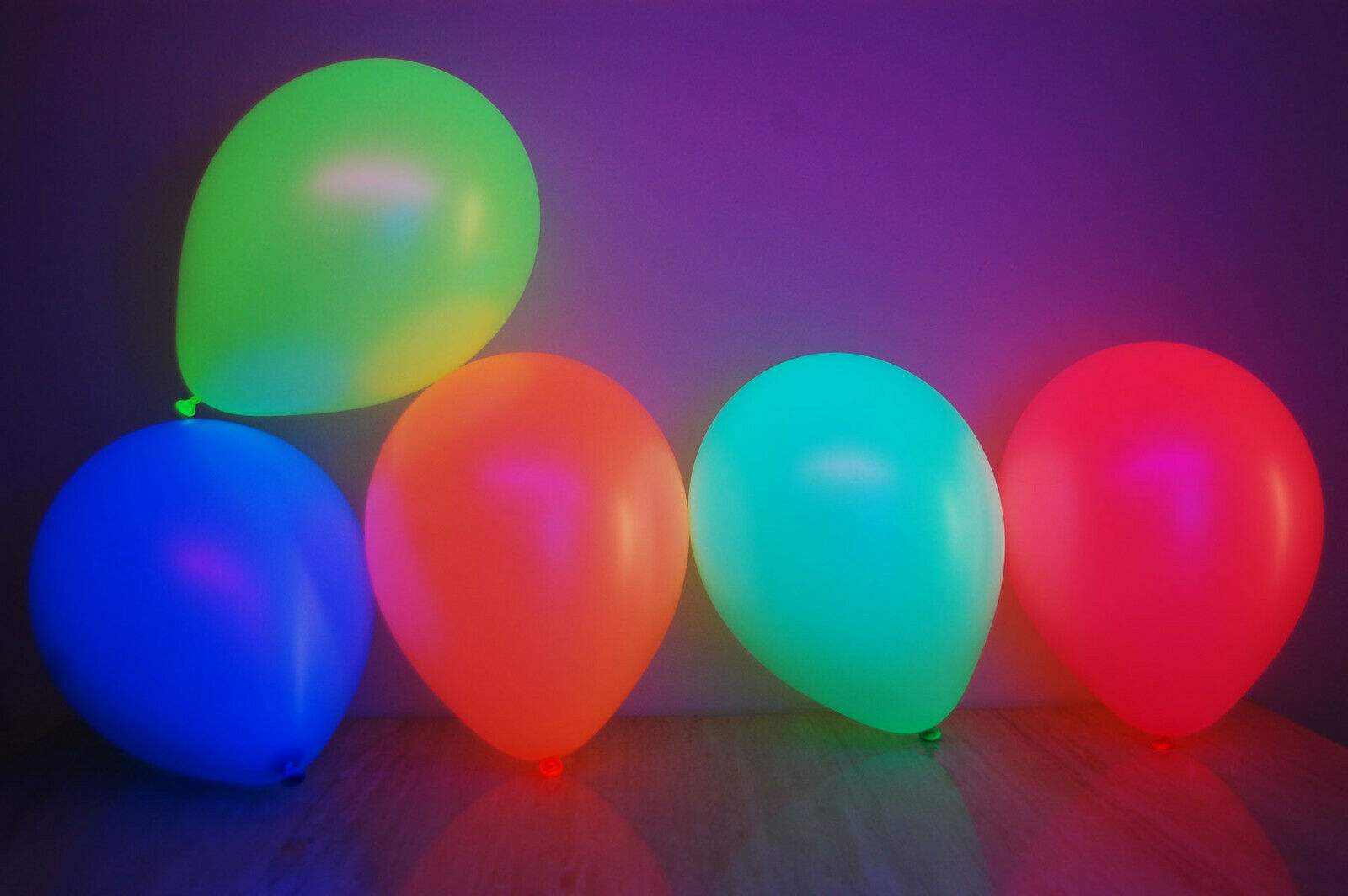 Blacklight Party Balloons That Glow in The Dark Under Blacklight