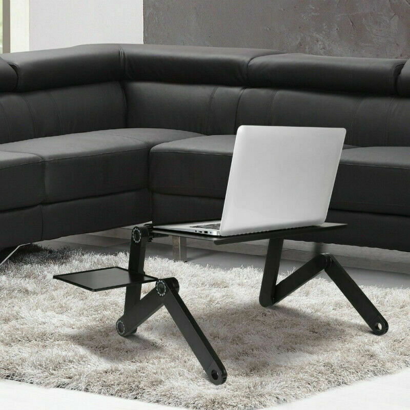 360° Adjustable Laptop Table Stand Lap Sofa Bed Tray Computer Notebook Desk