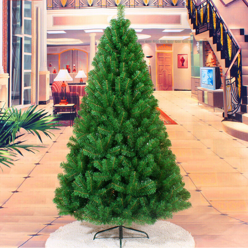 6' Christmas Pine Tree Unlit Artificial with Sturdy Metal Legs