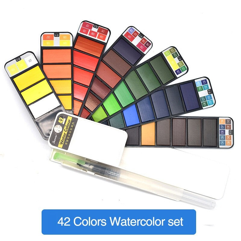 Foldable Watercolor Paint Set, Painting For Kids, Art Kits For Kids,