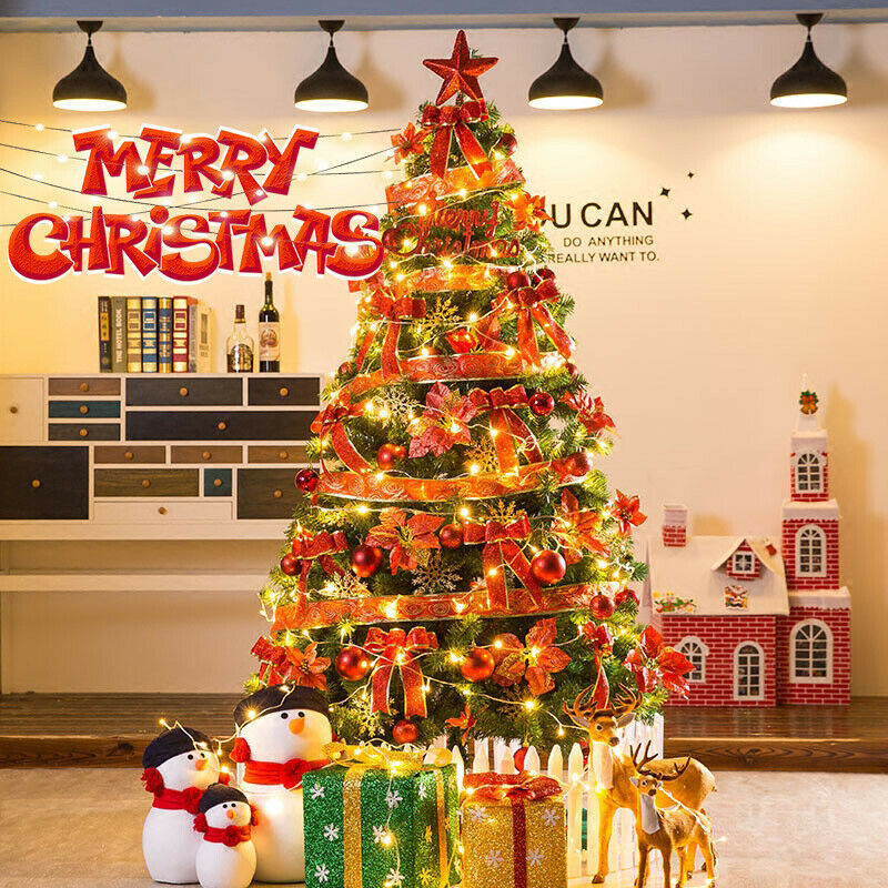 6' Christmas Pine Tree Unlit Artificial with Sturdy Metal Legs